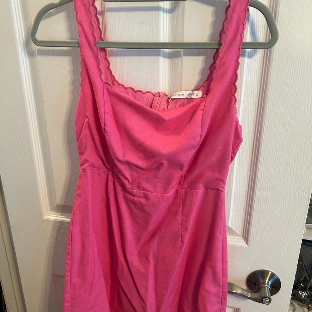 Altar'd State Pink Mini Dress